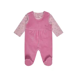 Babystrampler und Langarmbody mit Hasenmuster für Mädchen Sterntaler image-0