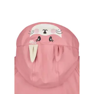 Girls' lined waterproof jacket Sterntaler Lapin image-4