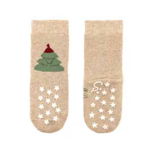 Κάλτσες μωρού Sterntaler ABS Crawling Christmas (x2) image-1