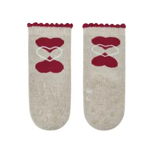 Baby girl socks Sterntaler ABS Crawling Fawn (x2) image-1