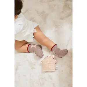 Baby girl socks Sterntaler ABS Crawling Fawn (x2) image-4