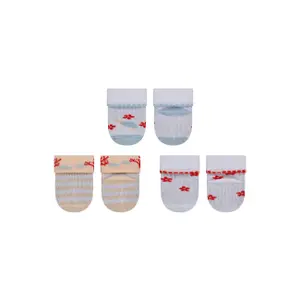 Chaussettes nouveau-né bébé fille Sterntaler Tortue (x3) image-1