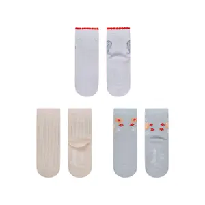 Seahorse patterned socks for girls Sterntaler (x3) image-1