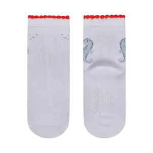 Seahorse patterned socks for girls Sterntaler (x3) image-2
