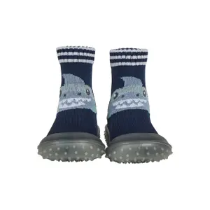 Calcetines de aventura con suela de goma con estampado de mejillones para niños Sterntaler image-1