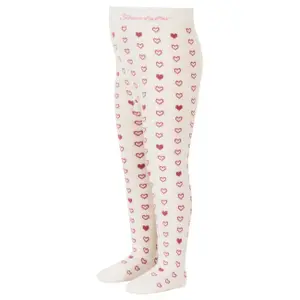 Heart-patterned tights for girls Sterntaler image-2