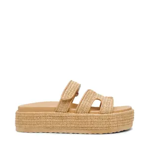 Kobiece klapki na koturnie Steve Madden Bigmissiles