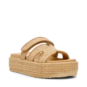 Kobiece klapki na koturnie Steve Madden Bigmissiles image-1