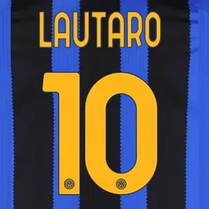 Flocage domicile Inter Milan Serie A LAUTARO #10 2026/27