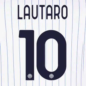 Flocage Auswärts Inter Mailand Serie A LAUTARO #10 2026/27