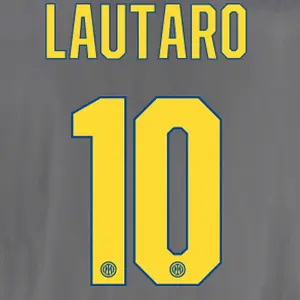 Flocage third Inter Milan Ligue des Champions LAUTARO #10 2026/27