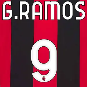 Flocage Zuhause Milan AC Serie A G.RAMOS #9 2026/27