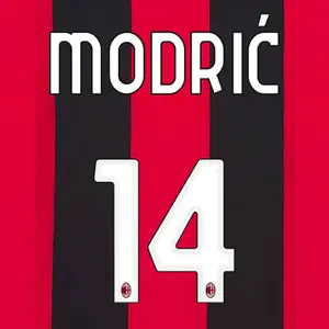 Flocage Zuhause Milan AC Serie A MODRIC #14 2026/27