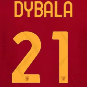 Flocage domicile / extérieur AS Roma Serie A DYBALA #21 2026/27