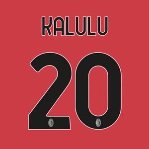 Flocage home Milan AC Serie A KALULU #20 2023/24 image-0