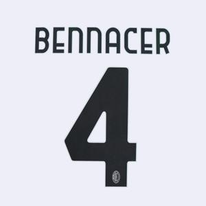 Flocage away Milan AC Serie A BENACER #4 2023/24 image-0