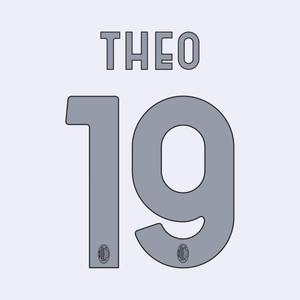 Flocking away Milan AC Serie A THEO #19 2023/24