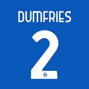 Beflockung home Inter Milan Serie A DUMFRIES #2 2023/24