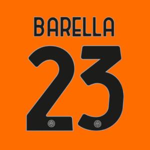 Third flock Inter Milan Serie A BARELLA #23 2023/24