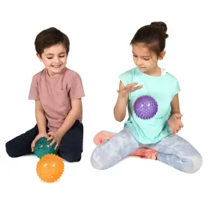 Soft glitter hedgehog balls Stimove (x3) image-0