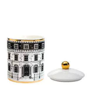 Ceramic candle Stoneglow Candles Keepsake - The Georgian image-0
