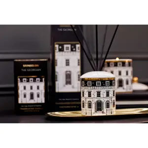 Ceramic candle Stoneglow Candles Keepsake - The Georgian image-1