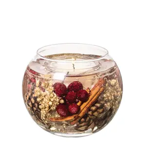 Becher aus Wachs Muskat, Ingwer und Gewürze Stoneglow Candles Seasonal Collection - Fishbowl image-0