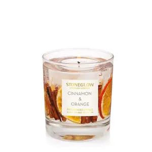 Coppa di cera alla cannella e all'arancia Stoneglow Candles Seasonal Collection - Natural Wax Gel Tumbler image-0
