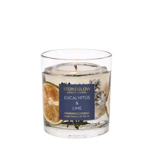Pohárek z eukalyptového vosku a limetky Stoneglow Candles Seasonal Collection - Natural Wax Gel Tumbler image-0
