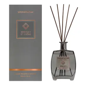 Duftspender Stoneglow Candles Metallique - Whisky et Chene image-0