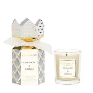 Duftkerze Zimt und Orange Stoneglow Candles Seasonal Collection -Cracker image-0