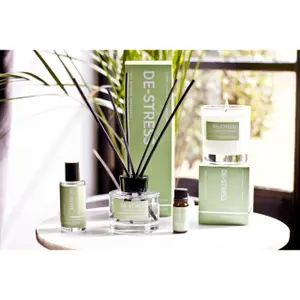 Oil Stoneglow Candles Wellbeing - De-Stress image-1