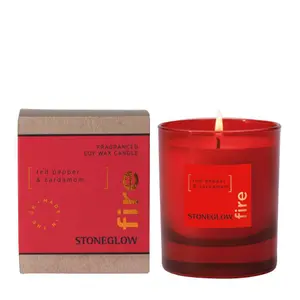 Becher aus Sojawachs Stoneglow Candles Elements - Fire - Tumbler image-0
