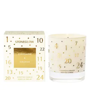 Kerze Zimt und Orange Stoneglow Candles Seasonal Collection - Advent Candle image-0