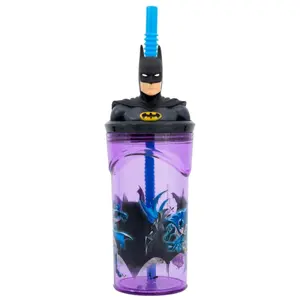Strohhalmglas mit 3d-Figur Stor Batman image-0