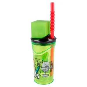 Stroglas met 3d figuur Stor Minecraft Stitch image-1