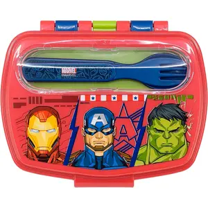 Sandwichbox Kind mit Besteck Stor Avengers image-1