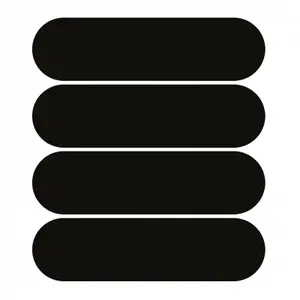 Mousse per casco da moto riflettente Stormer (x4)