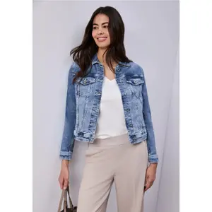 Jeansjacke Damen Street One QR Style image-4