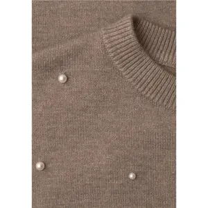 3/4 Sleeve Beaded Top for Women Street One image-5
