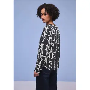 Printed women's blouse Street One LTD QR image-3