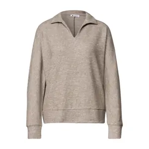Women's long-sleeved polo shirt Street One