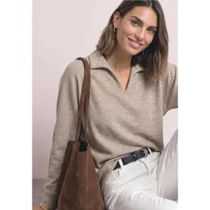 Women's long-sleeved polo shirt Street One image-2
