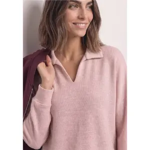 Women's long-sleeved polo shirt Street One image-4