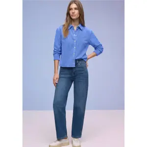 Corduroy blouse for women Street One QR image-2