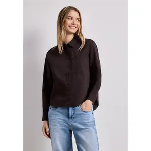 Cotton blouse for women Street One QR image-2