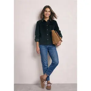 Chemise manches longues femme Street One LTD QR Courduroy Mix image-3