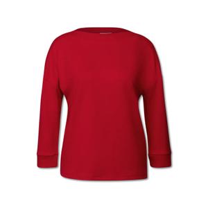 Damska koszulka z długim rękawem i dekoltem łódkowym Street One