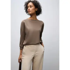 Damen Sweatshirt mit U-Ausschnitt Street One image-1