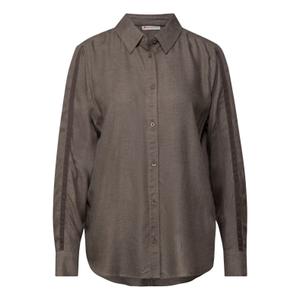 346051-17142-langaermet-striped-skjorte-til-kvinder-street-one-dark-nomad-brown-mel